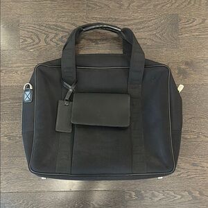 Dunhill black nylon briefcase